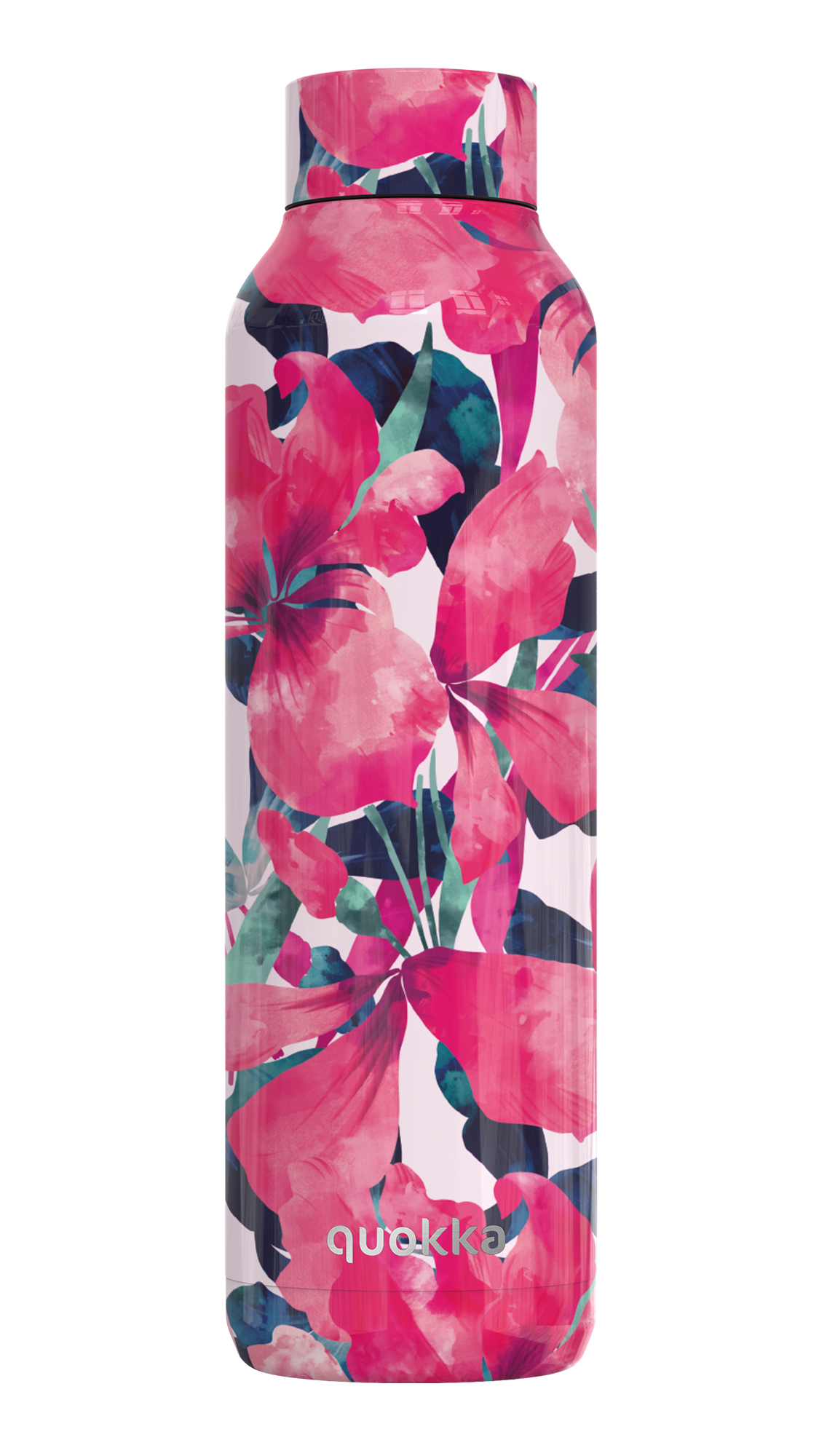 QUOKKA THERMAL SS BOTTLE SOLID PINK BLOOM 630 ML