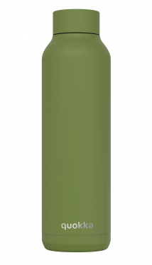 QUOKKA THERMAL SS BOTTLE SOLID OLIVE GREEN 630 ML