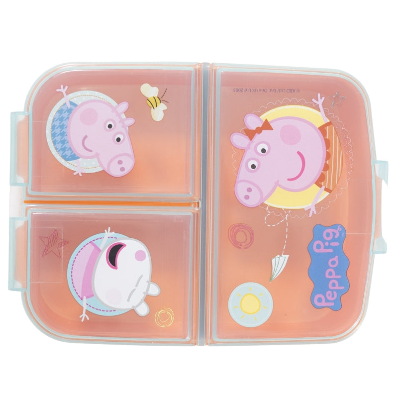 STOR MULTI COMPARTMENT SANDWICH BOX PEPPA PIG CORE