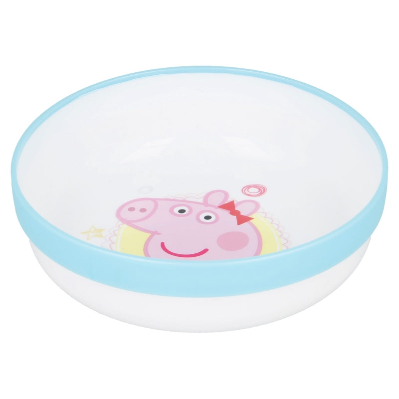 STOR NON SLIP BICOLOR PREMIUM BOWL PEPPA PIG CORE