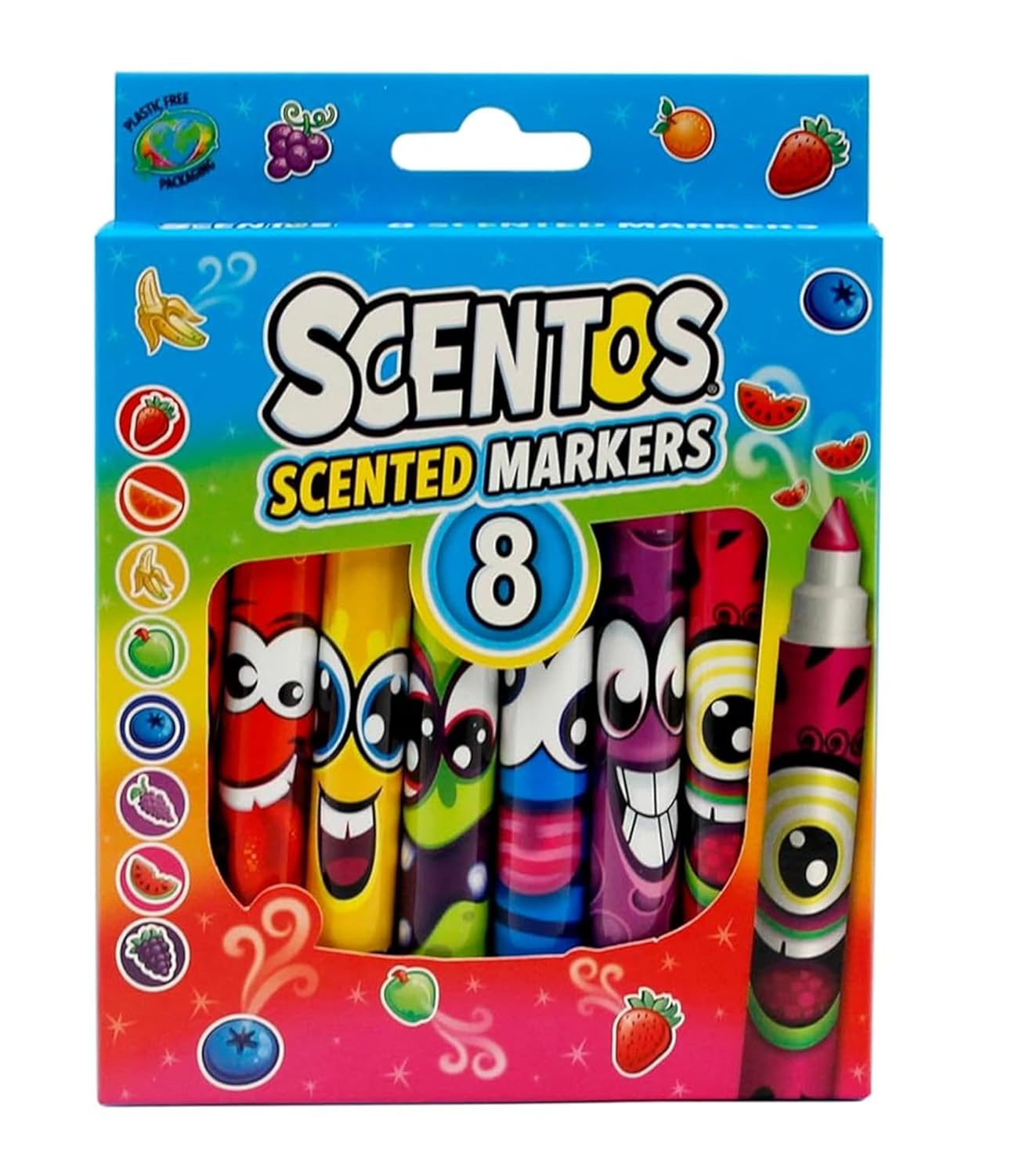 WeVeel Scentos Funny markers - 8 Pack