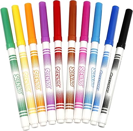 WeVeel SCENTOS 10 FINE LINE MARKERS - Bold