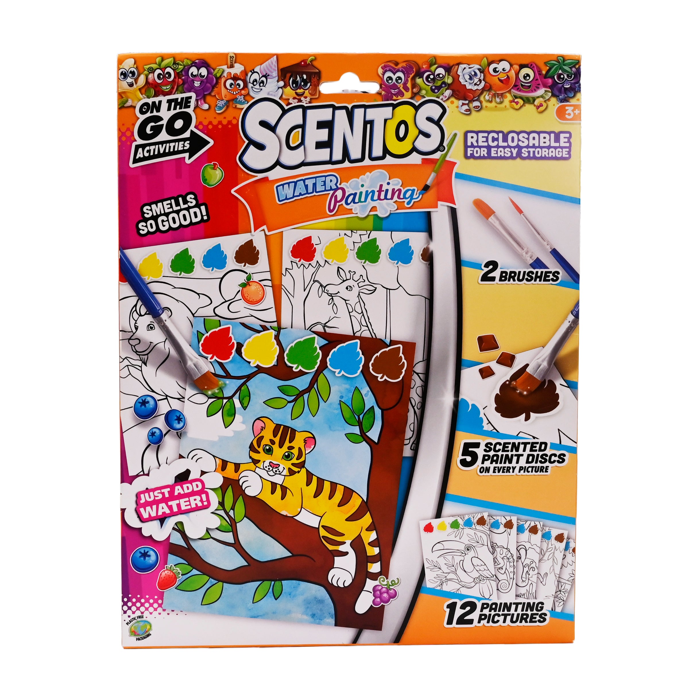 WeVeel Scentos On The Go Activity Set water painting Jungle