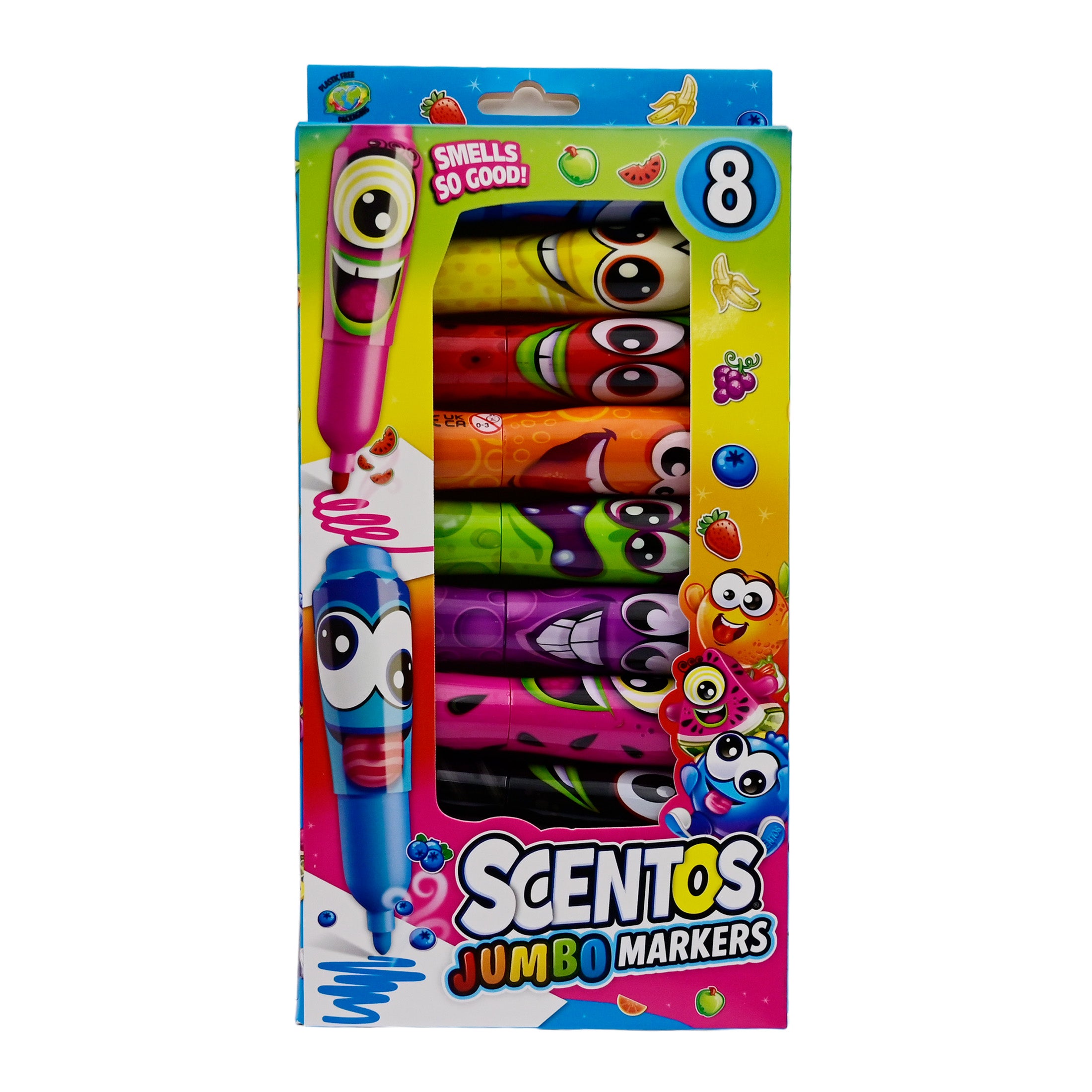 WeVeel Scentos Funny Jumbo markers - 8 Pack