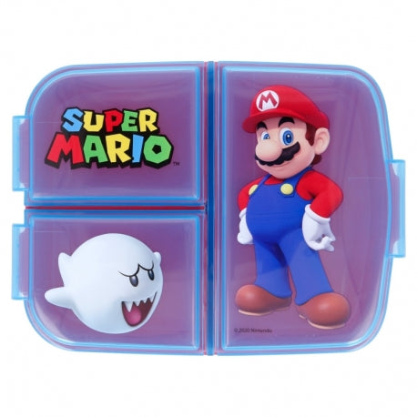 STOR MULTI COMPARTMENT SANDWICH BOX SUPER MARIO BOX