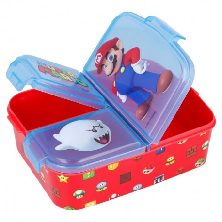 STOR MULTI COMPARTMENT SANDWICH BOX SUPER MARIO BOX
