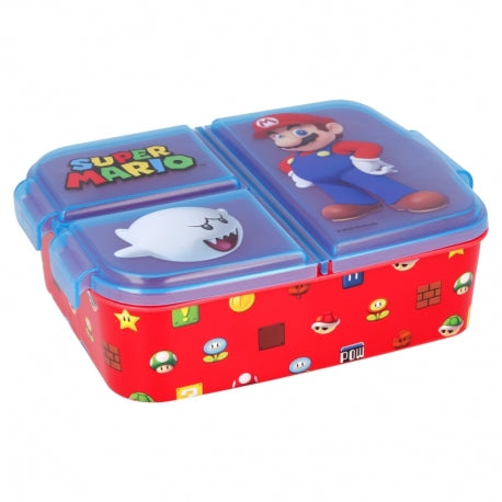 STOR MULTI COMPARTMENT SANDWICH BOX SUPER MARIO BOX
