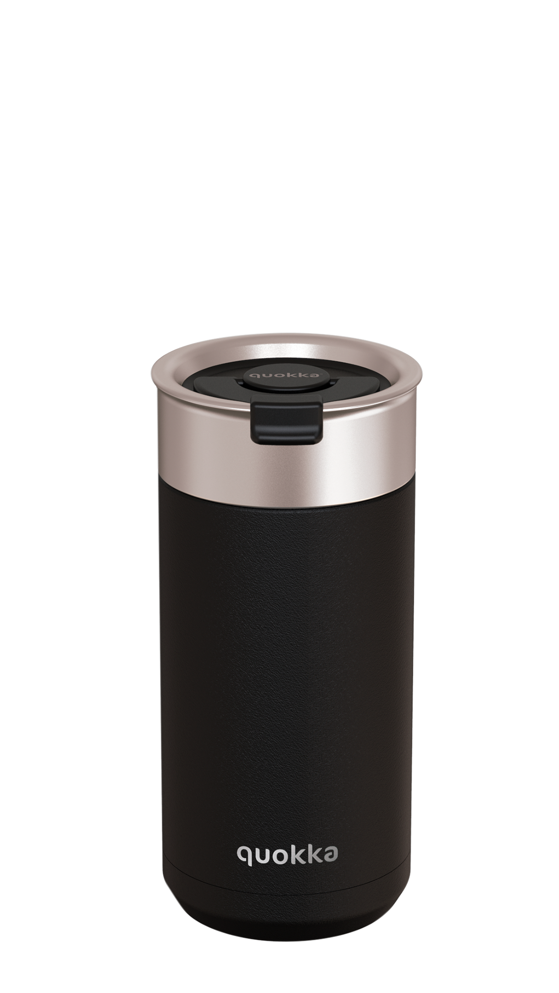 QUOKKA THERMAL SS COFFEE TUMBLER BOOST CARBON BLACK 400 ML
