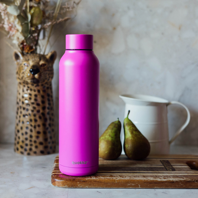 QUOKKA THERMAL SS BOTTLE SOLID PURPLE 850 ML