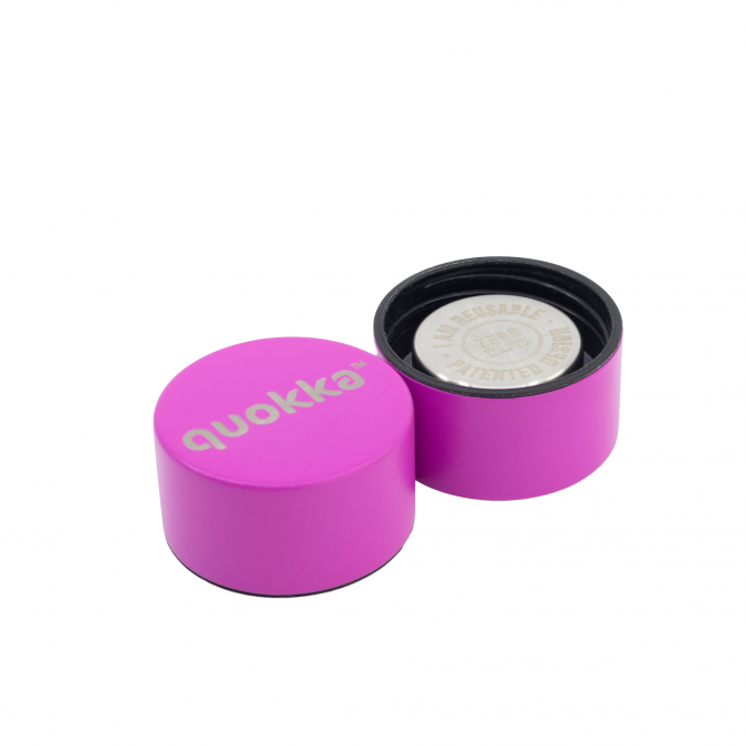 QUOKKA THERMAL SS BOTTLE SOLID PURPLE 850 ML