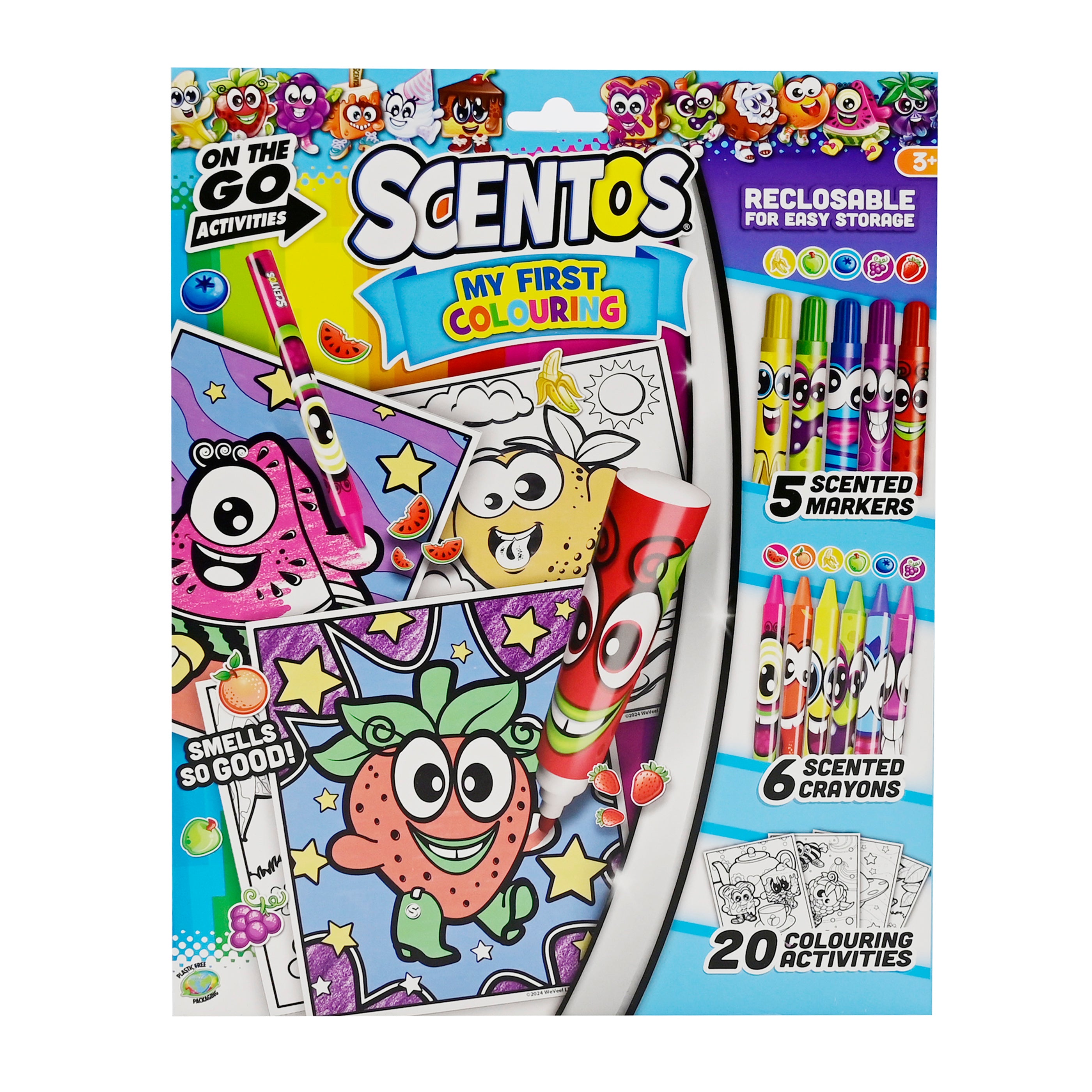Scentos On The Go Activity Set MY First Colouring