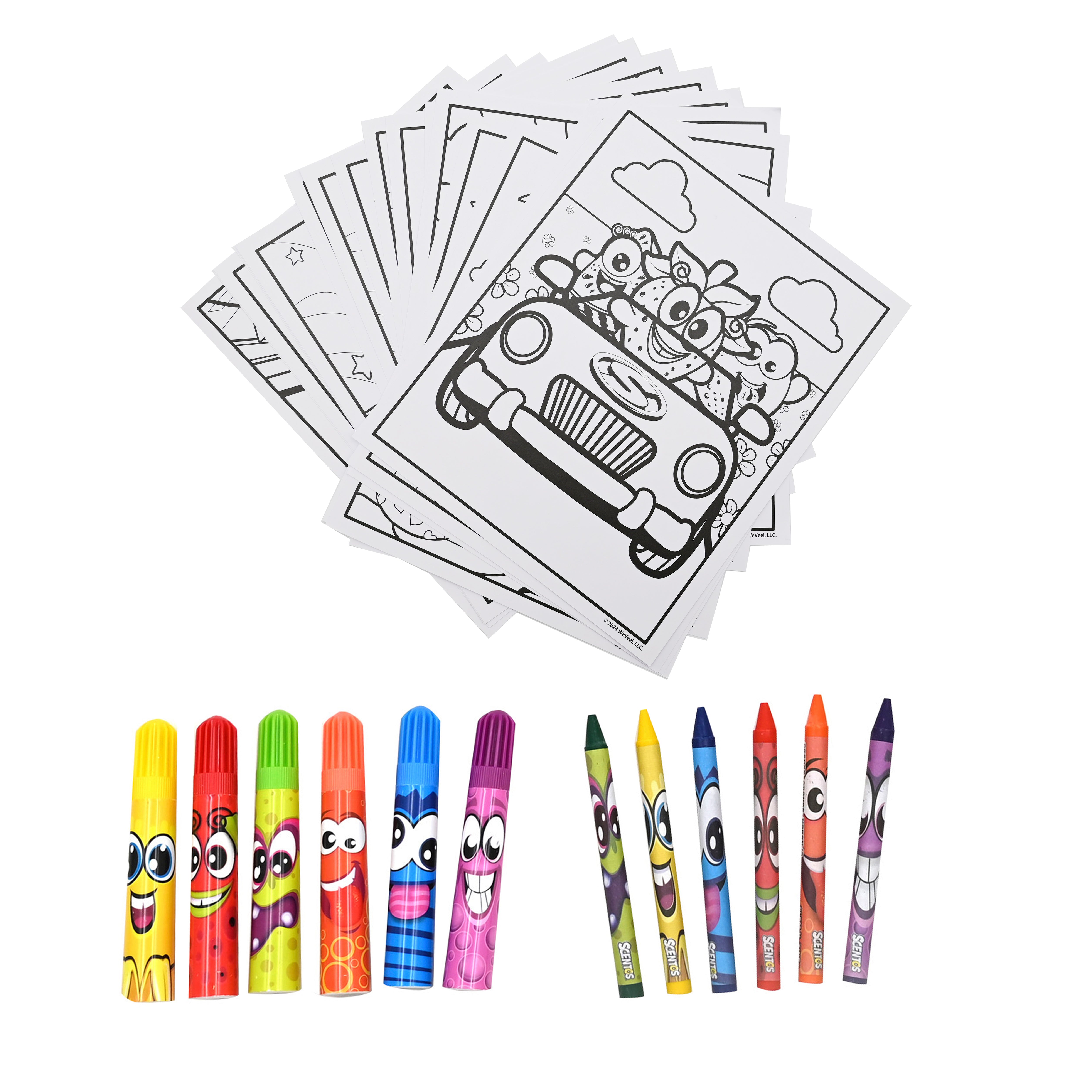 Scentos On The Go Activity Set MY First Colouring