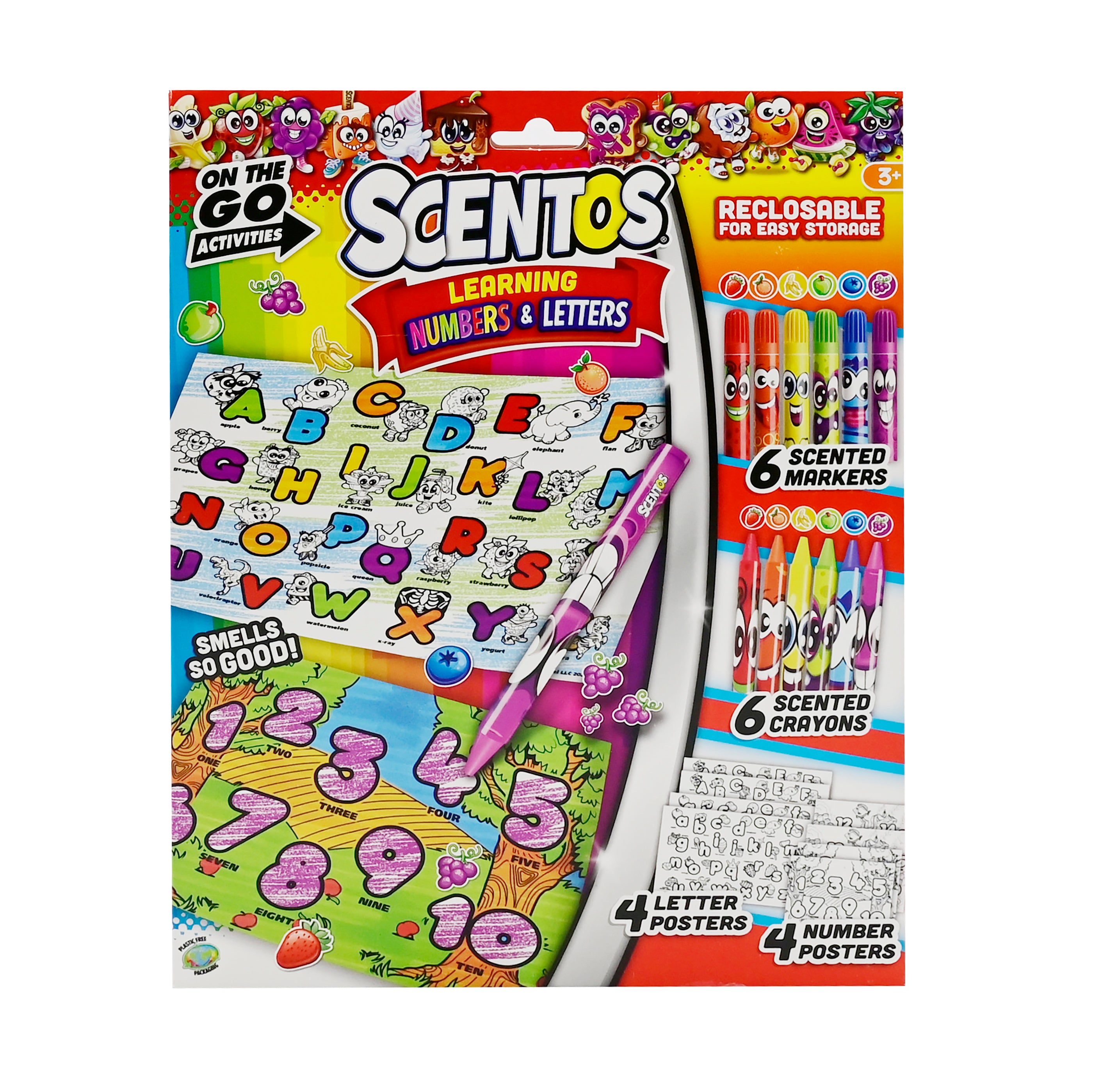 SCENTOS ON THE GO LEARNING NUMBERS & LETTERS