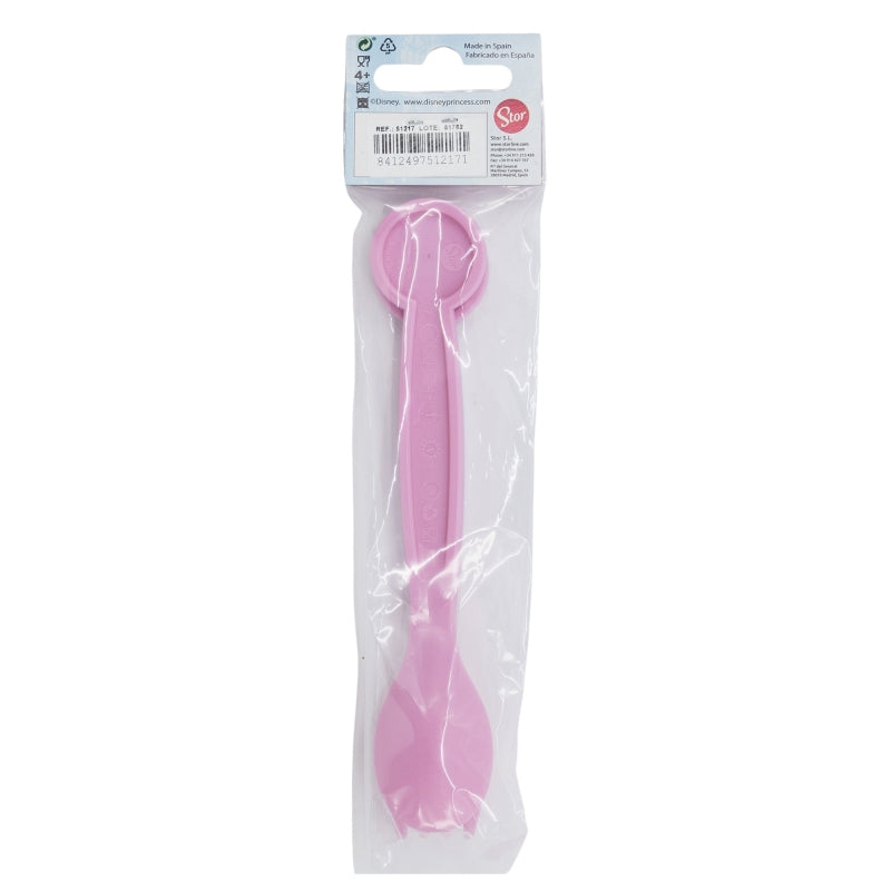 STOR 2 PCS PP CUTLERY SET IN POLYBAG DISNEY PRINCESS TRUE