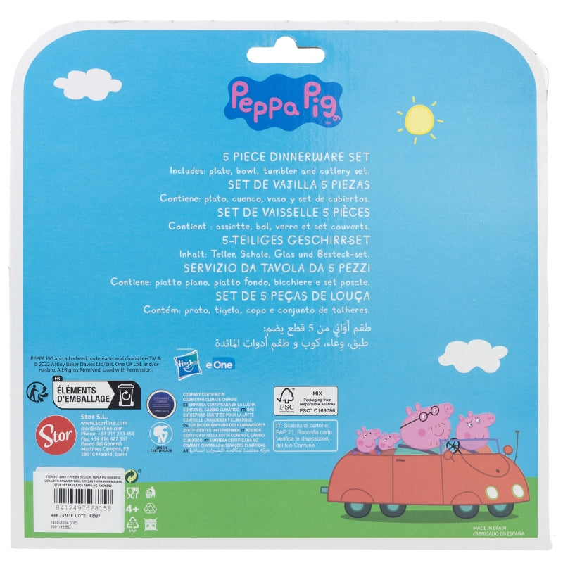 STOR 5 PCS EASY SET IN STANDARD BOX PEPPA CORE 2022