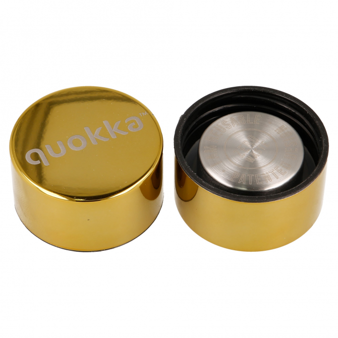 QUOKKA THERMAL SS BOTTLE SOLID SLEEK GOLD 630 ML