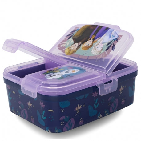 STOR XL MULTI COMPARTMENT RECTANGULAR SANDWICH BOX FROZEN TRUST THE JOURNEY