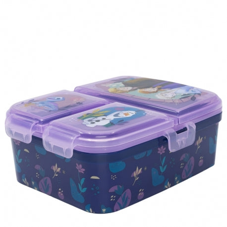 STOR XL MULTI COMPARTMENT RECTANGULAR SANDWICH BOX FROZEN TRUST THE JOURNEY