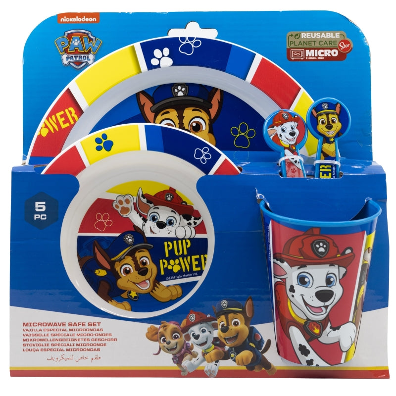 STOR 5 PCS KIDS MICRO SET PAW PATROL PUP POWER