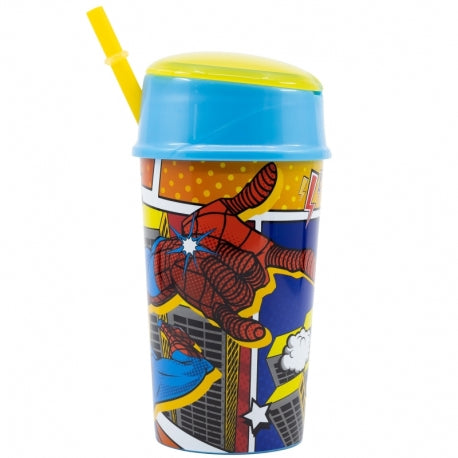 STOR SNACK TUMBLER 400 ML SPIDERMAN MIDNIGHT FLYER
