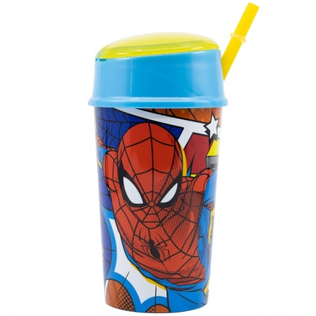STOR SNACK TUMBLER 400 ML SPIDERMAN MIDNIGHT FLYER