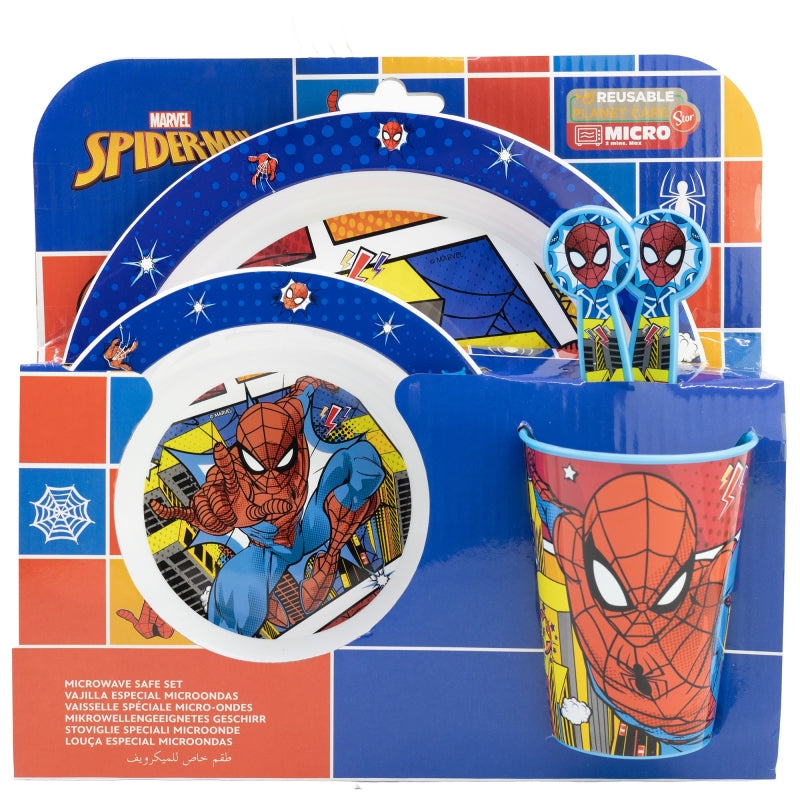 STOR 5 PCS KIDS MICRO SET SPIDERMAN MIDNIGHT FLYER