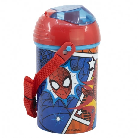 STOR POP UP CANTEEN 450 ML SPIDERMAN MIDNIGHT FLYER
