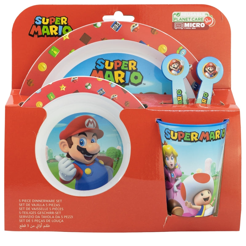 STOR 5 PCS KIDS MICRO SET SUPER MARIO