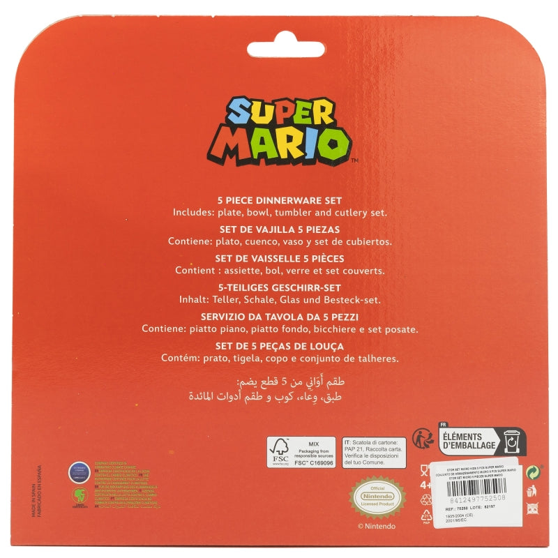 STOR 5 PCS KIDS MICRO SET SUPER MARIO