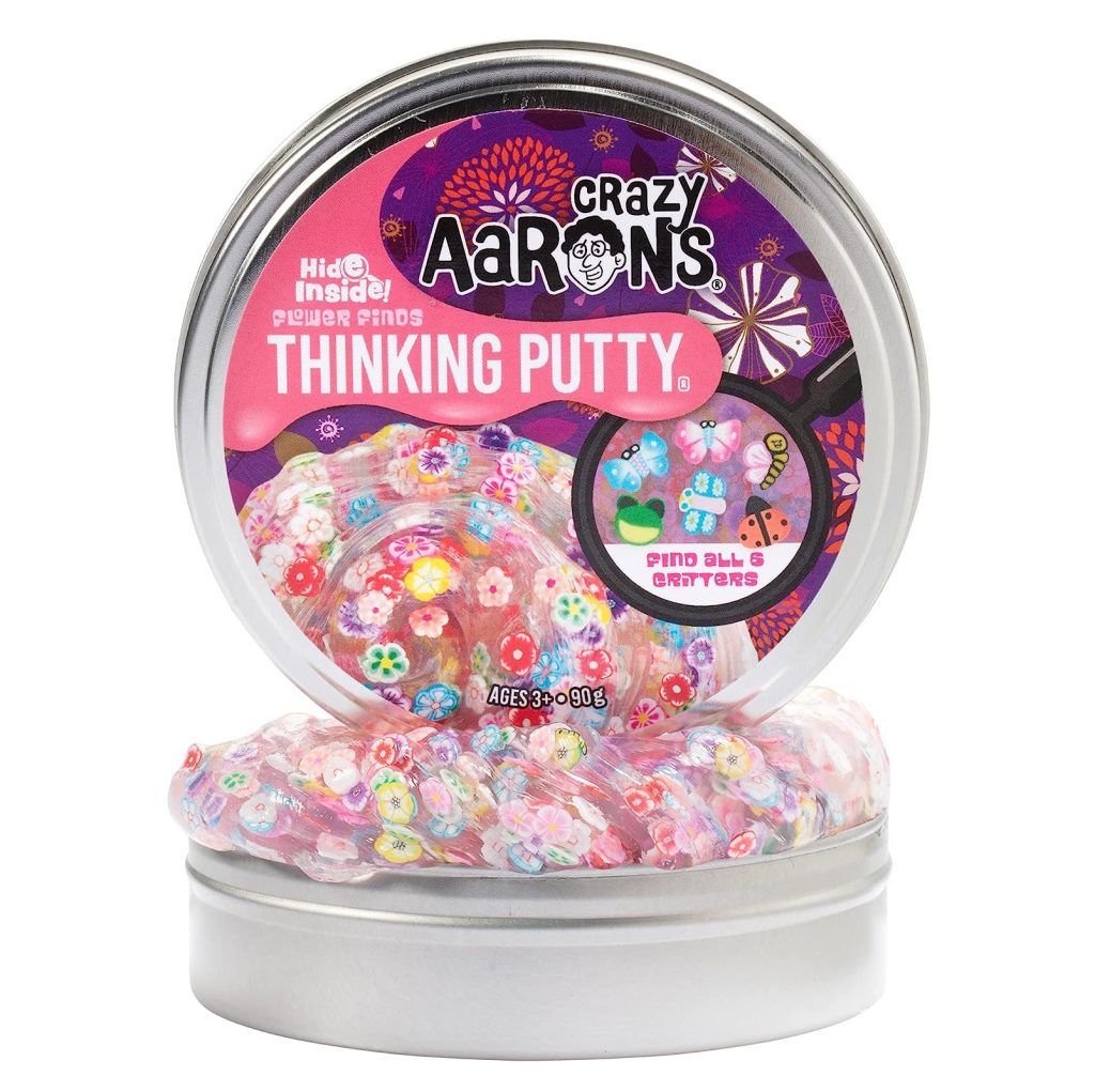 Crazy Aaron Flower Finds - Full Size Thinking Putty Tin