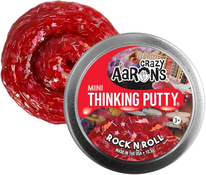 Crazy Aaron Mini Rock n' Roll Thinking Putty Tin