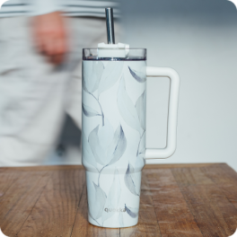 QUOKKA THERMAL SS MUG STREAM COTTON L 950 ML