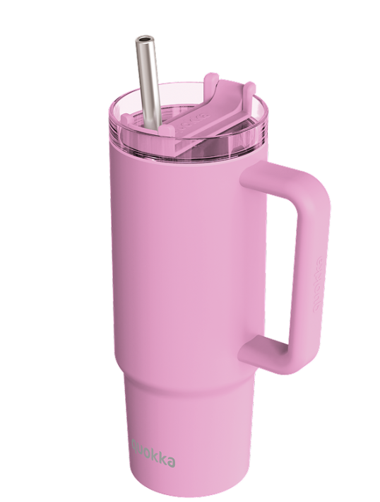 QUOKKA THERMAL SS MUG STREAM BLOSSOM PINK 950 ML