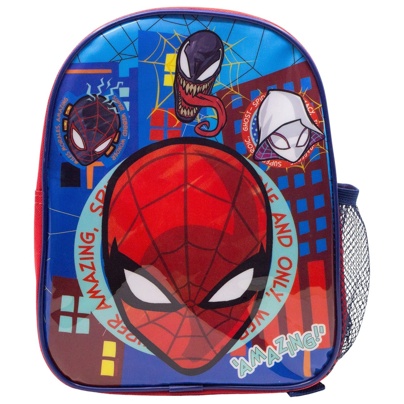 STOR INSULATED LUNCH BAG WITH STRAPS SPIDERMAN MOB RULES