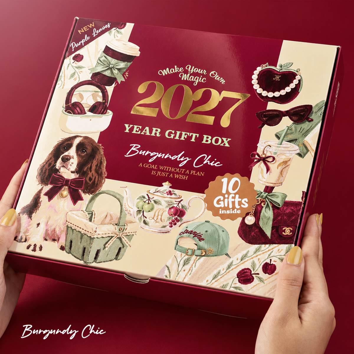 Agenda Gift Set 2027 - Burgundy Chic