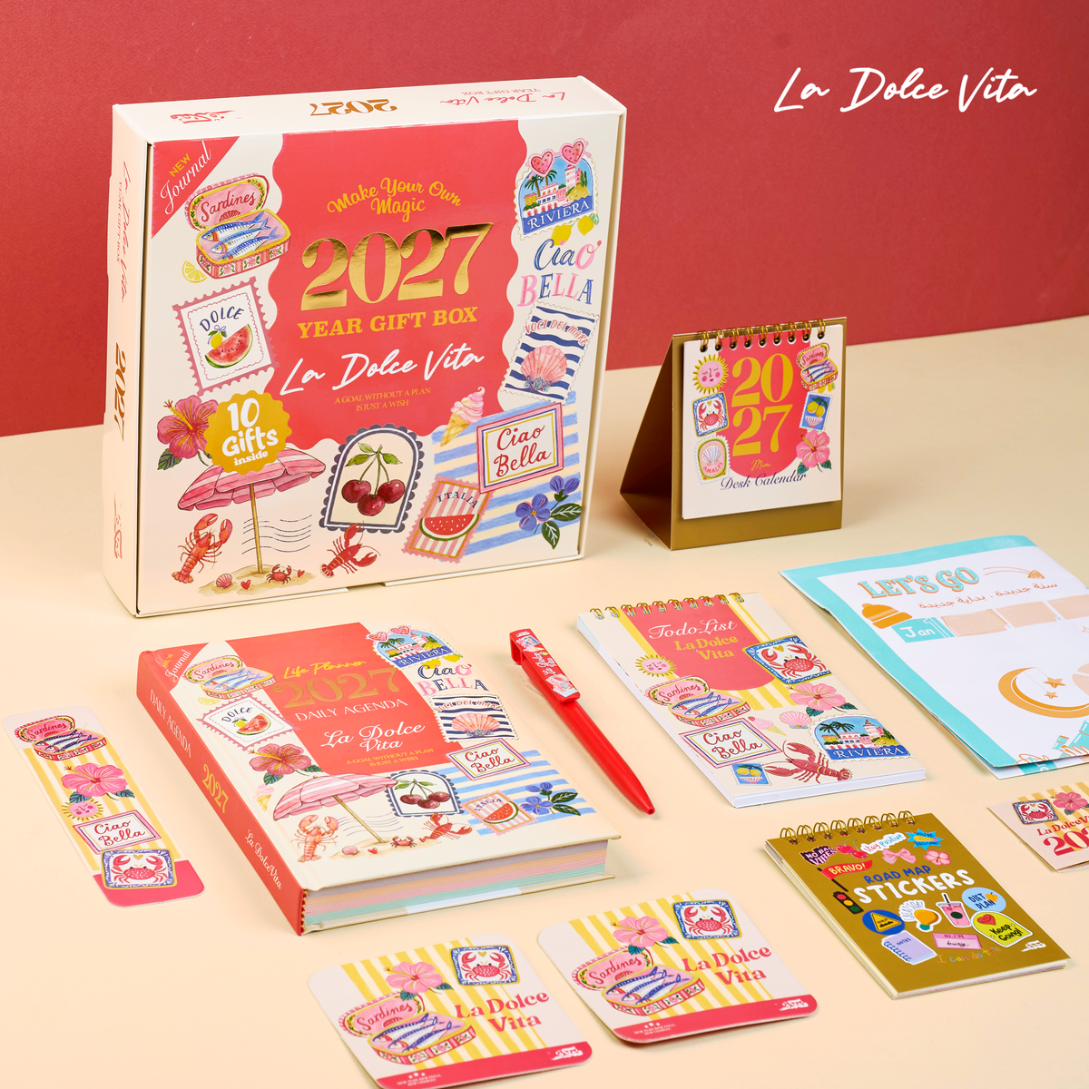 Agenda Gift Set 2027 - La Dolce Vita