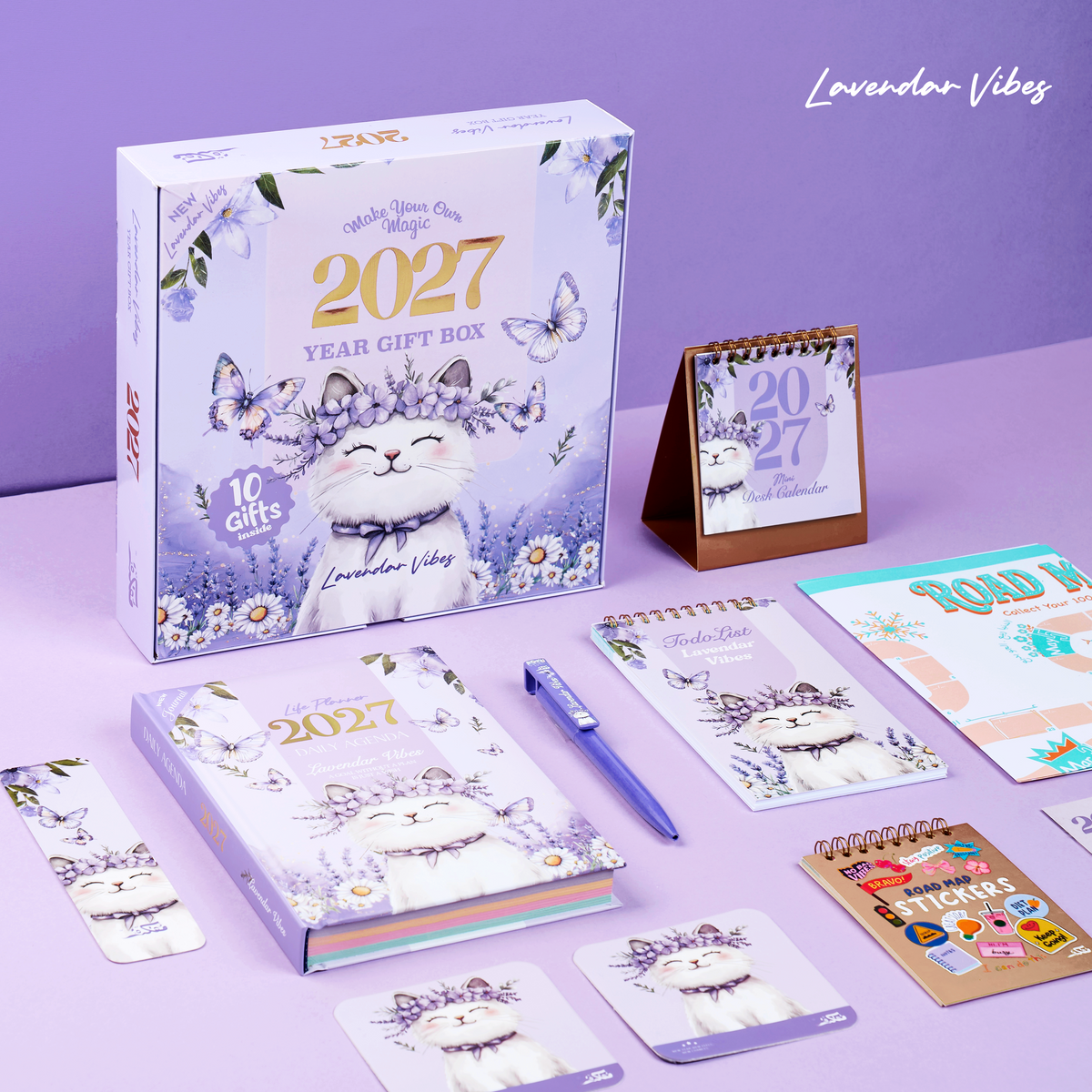 Agenda Gift Set 2027 - Lavendar vibes