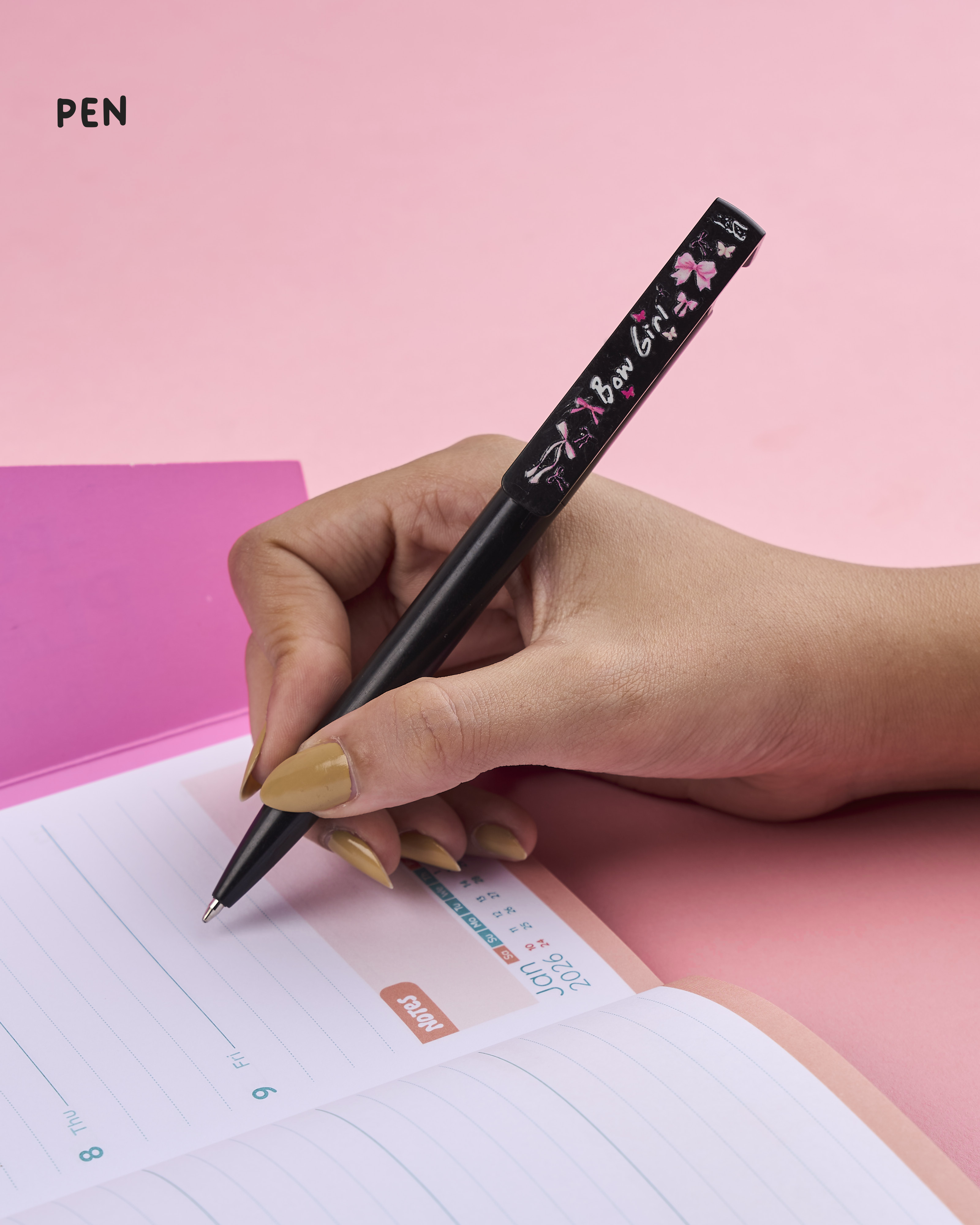 Agenda Gift Set 2026 - Pink Bows