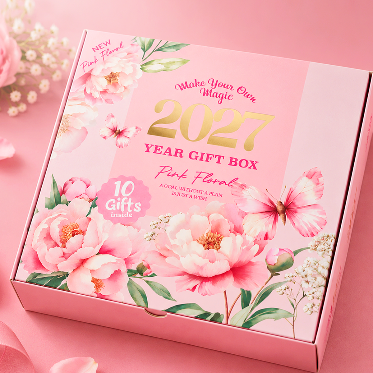 Agenda Gift Set 2027 - Pink Floral