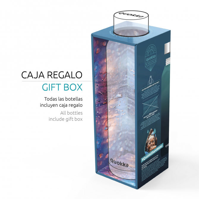 QUOKKA THERMAL SS BOTTLE SOLID TROPICAL 630 ML
