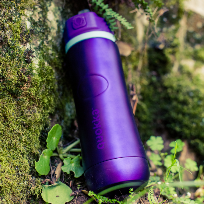 QUOKKA THERMAL SS BOTTLE SPRING AQUA VIOLET 600 ML
