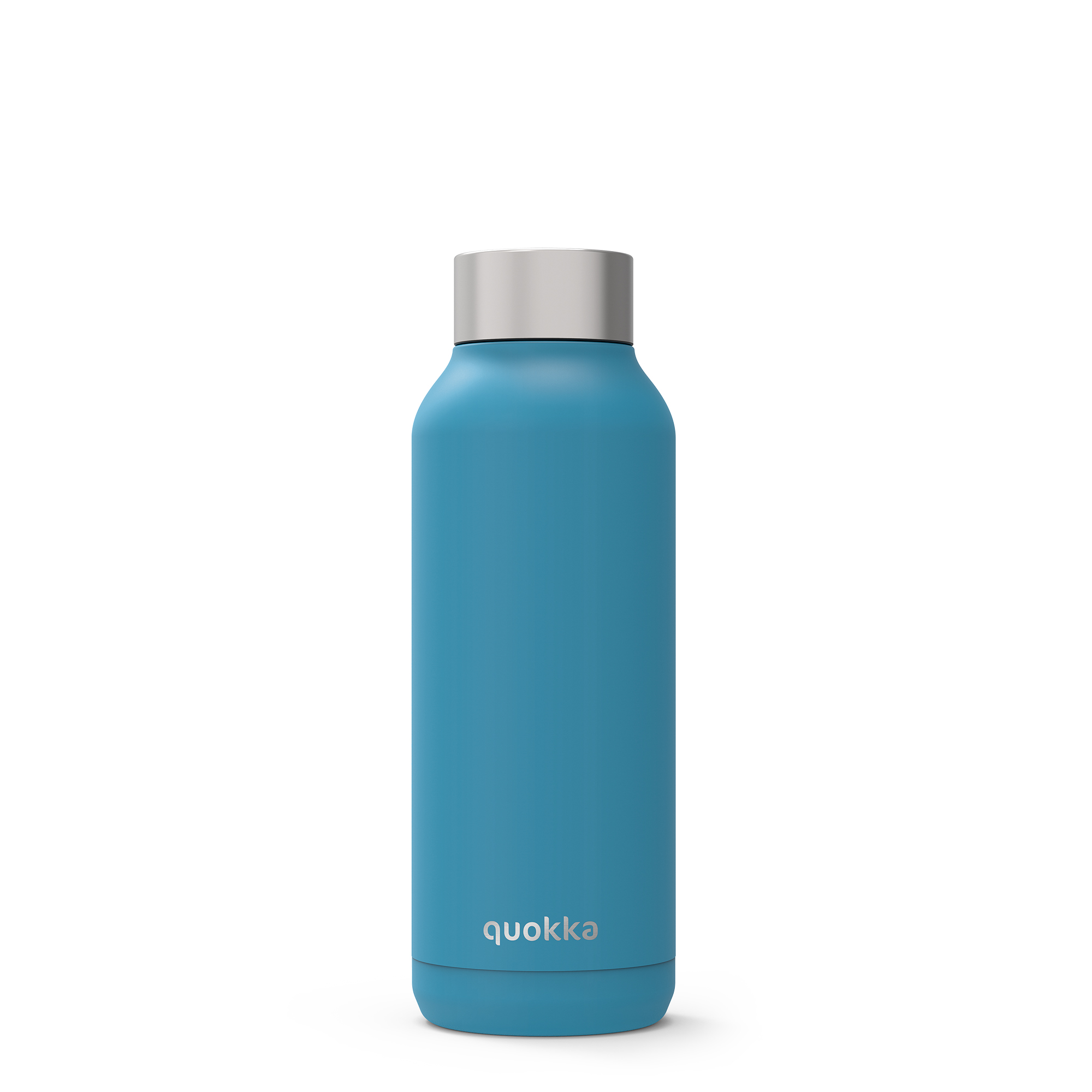 QUOKKA THERMAL SS BOTTLE SOLID STEEL BLUE 510 ML
