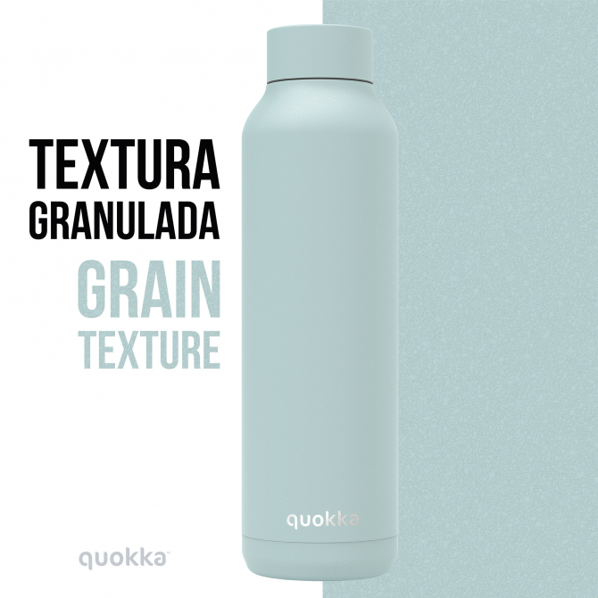 QUOKKA THERMAL SS BOTTLE SOLID COOL GRAY POWDER 630 ML
