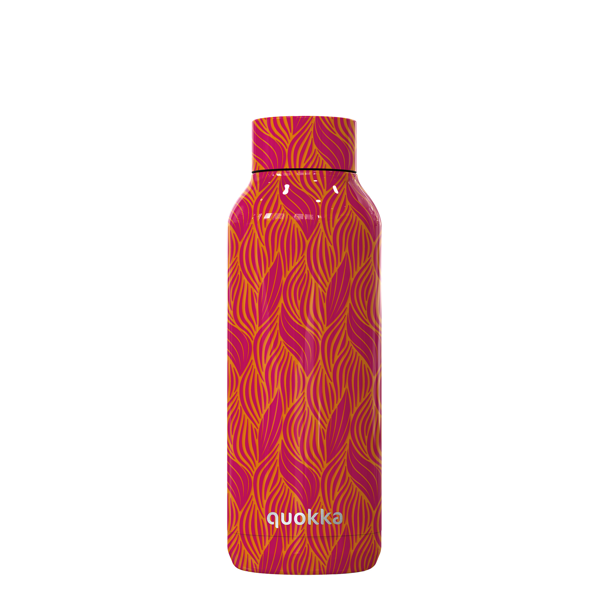 QUOKKA THERMAL SS BOTTLE SOLID ORANGE BLOOM 510 ML