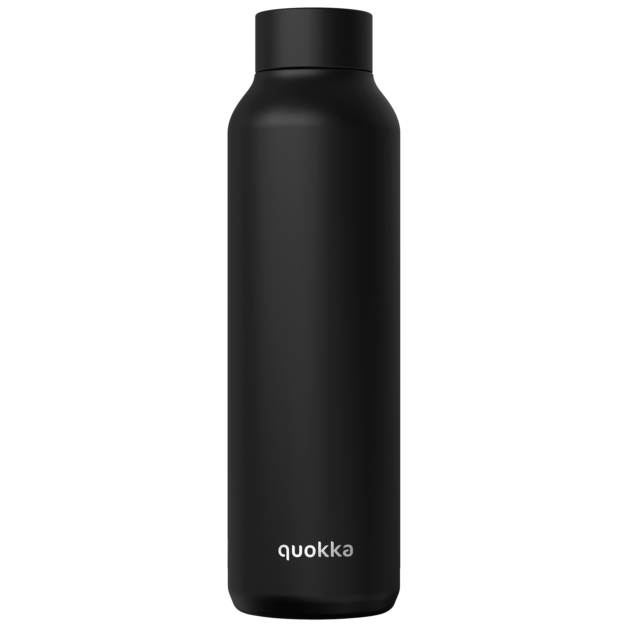 QUOKKA THERMAL SS BOTTLE SOLID JET BLACK 850 ML