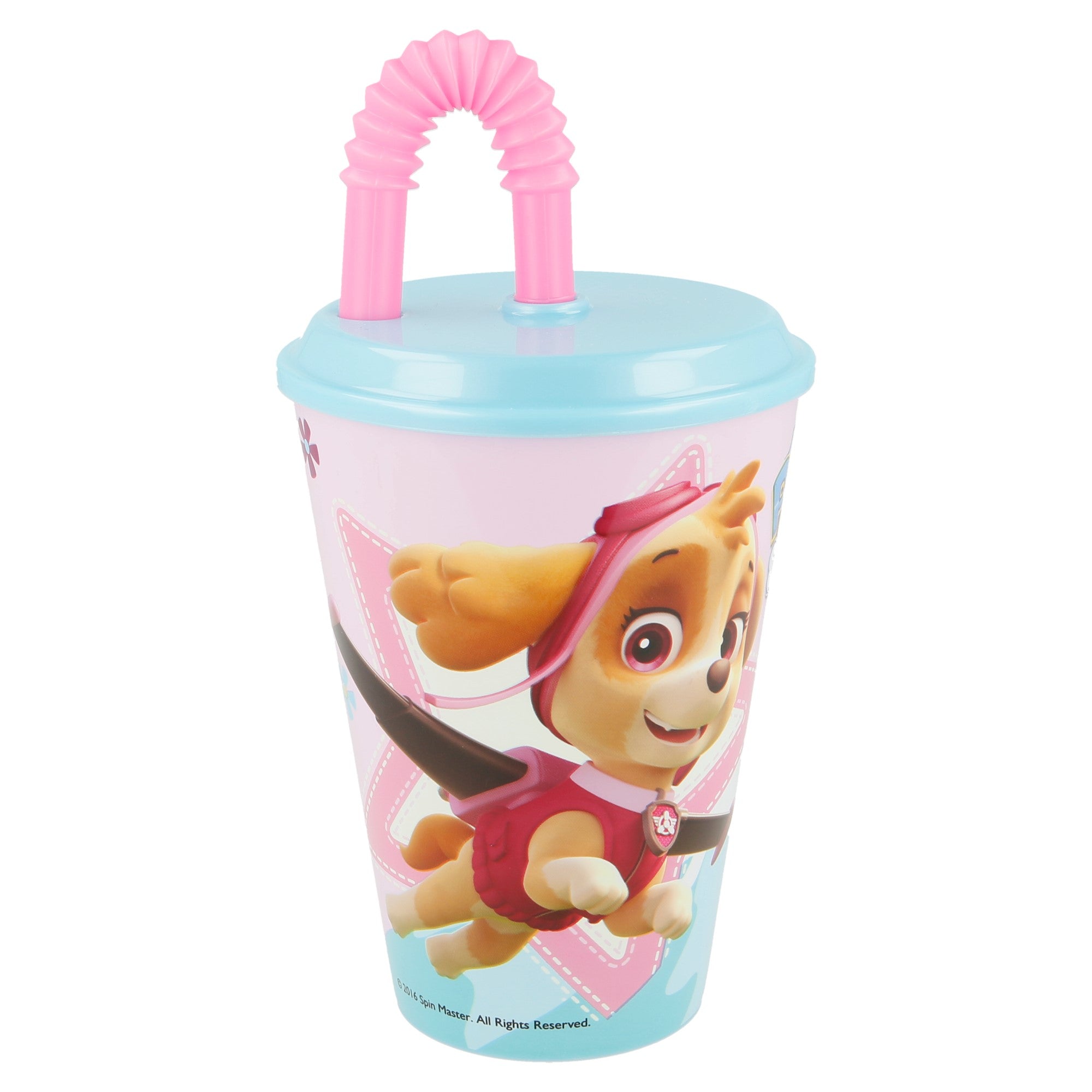 Paw Patrol Girls Plastic Cup, Paw Patrol Cups Straws