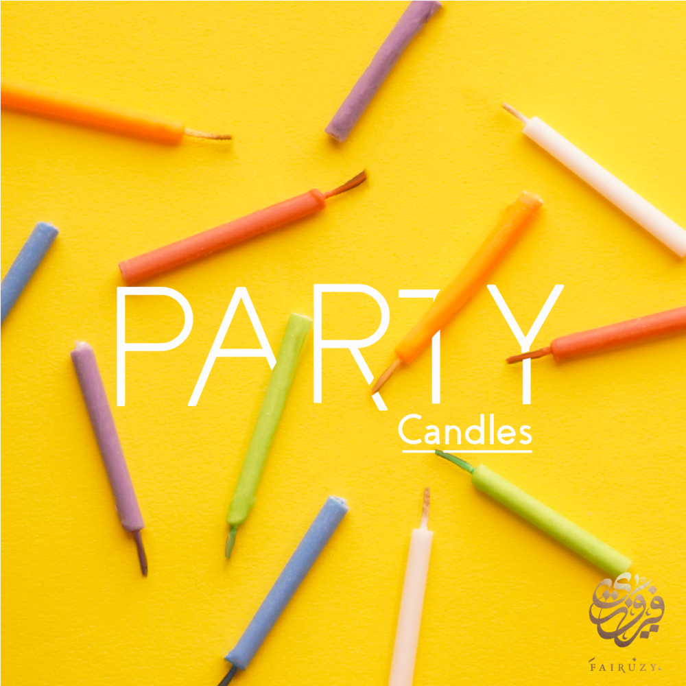 Colored Flame Birthday Candles – MULTI-COLOR (12-PACK)