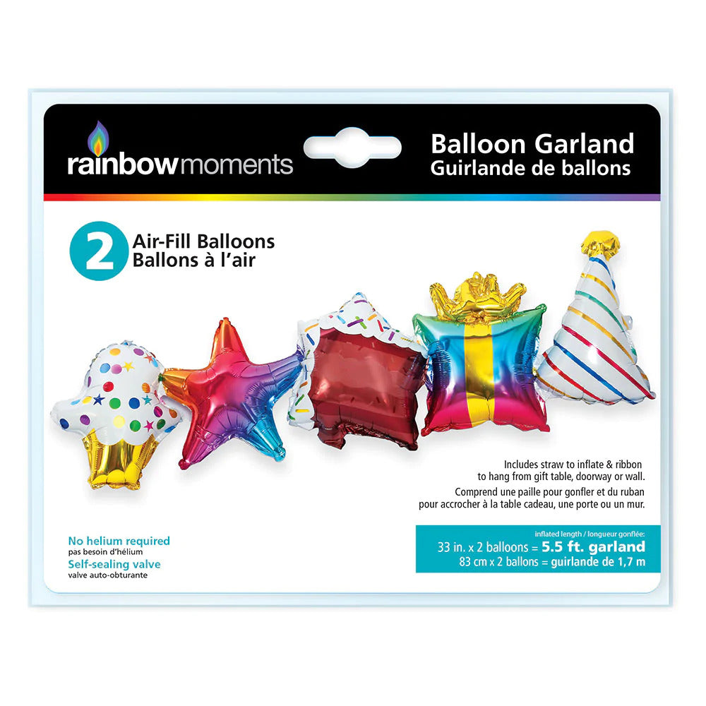 Balloon Garland – Cake Theme