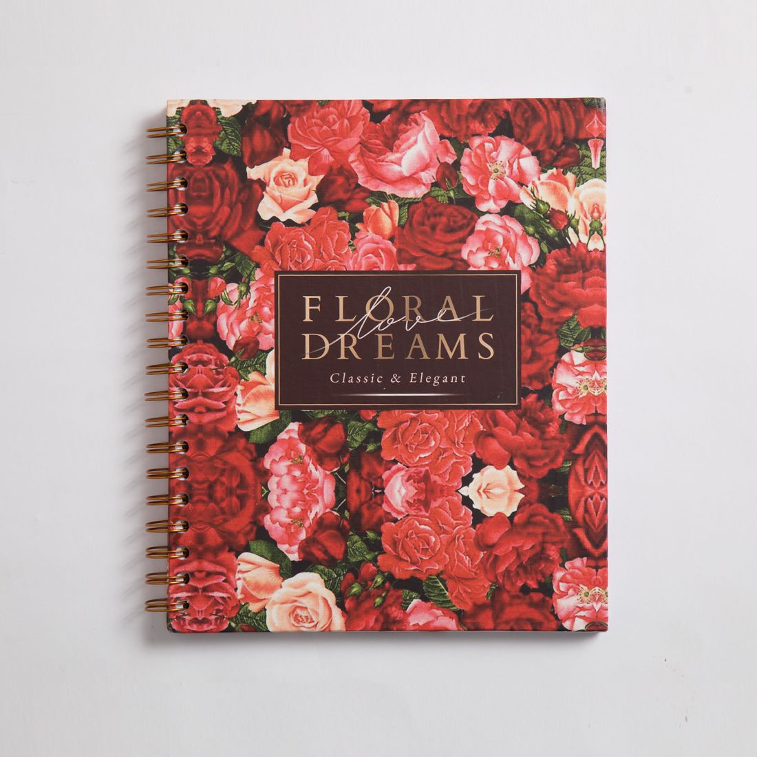 Floral Dreams Wire Notebook- Small