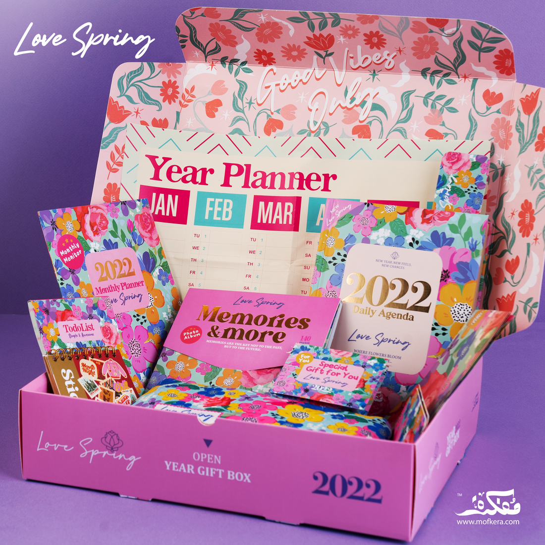 Agenda Gift Set 2022 - Love Spring